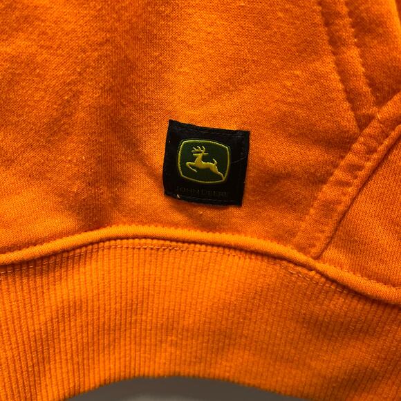 John Deere Graphic Logo Fleece Pullover Hoodie Size S Unisex - Picture 7 of 12